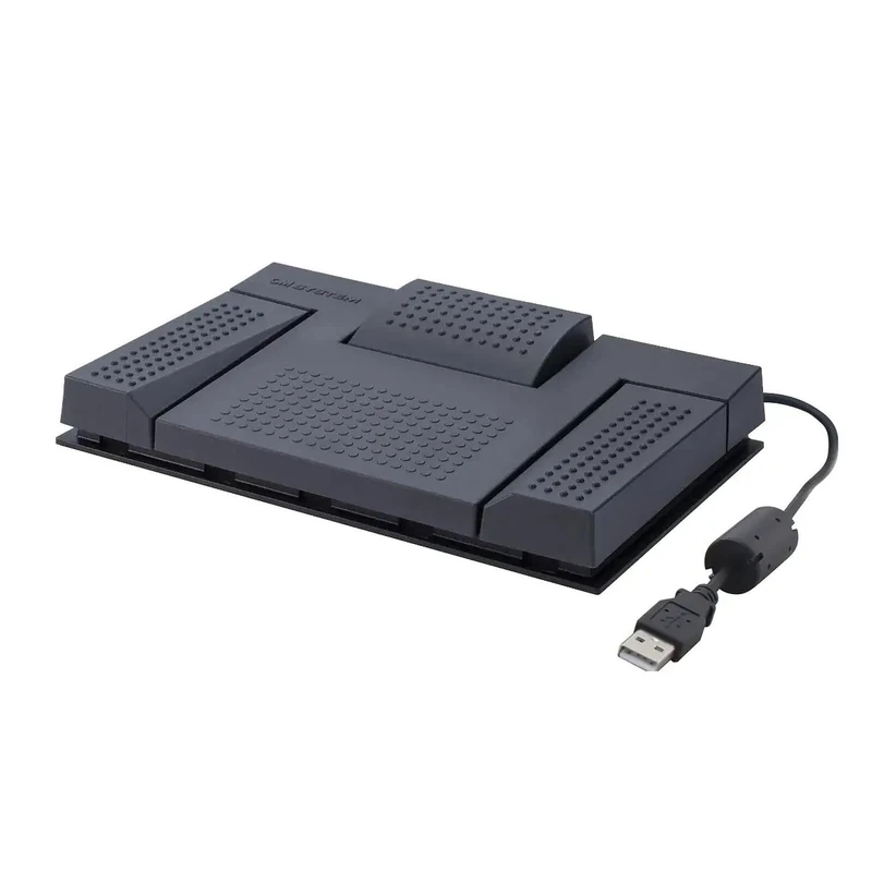 OM SYSTEM AS-2700 Audio Transcription Kit – Professional USB Foot Pedal, Stereo Typist Headphone, ODMS R8 Transcription Software, Windows Compatible, Secure & Efficient Workflow