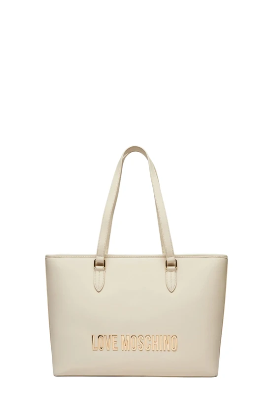 Love Moschino Women Jc4190pp1mkd0110 Shopping Bag - Ivory