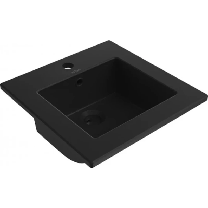 Mexen Bathroom Sink with a Single Bowl Sofia - Black matt – 22157085