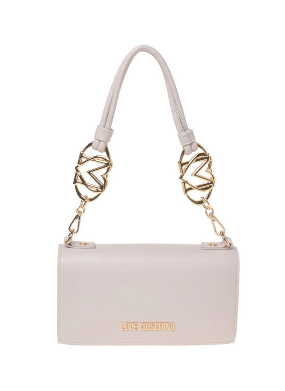 Love Moschino shoulder bag, ivory (ral 1013), 35X28X10 - Image 1