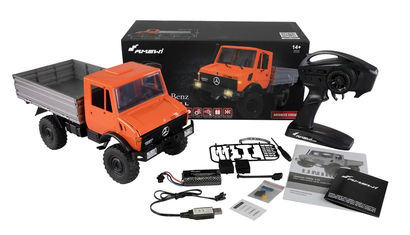 Amewi Mercedes-Benz Unimog Advanced 4WD Licensed Vehicle 1:12 RTR Orange