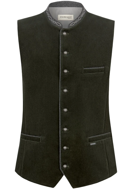 Stockerpoint Lorenzo Traditional Vest, Green (laurel), 62