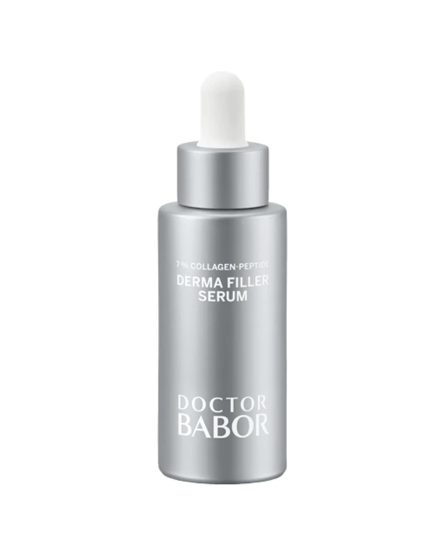 DOCTOR BABOR Derma Filler Serum | Highly effective facial care with 7% collagen peptides for visible wrinkle reduction | Anti-ageing serum for instantly smoother & firmer skin | vegan | 30ml serum