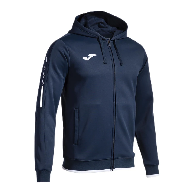 Joma - Men's Sweatshirt - Olympiad - Hood - Zip, navy, 4XS