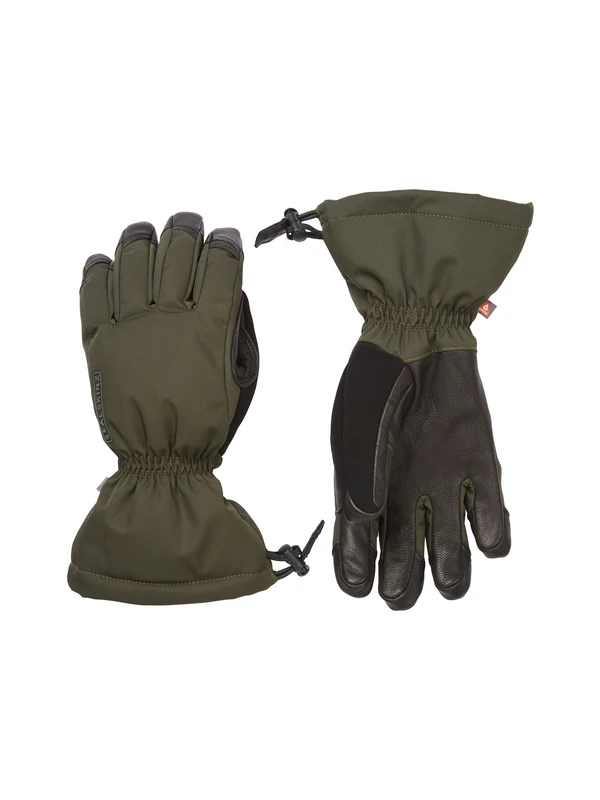 SEALSKINZ | Southery |Unisex Waterproof Extreme Cold Weather Goatskin Leather Gauntlet | Skiing, Winter Cycling, Work | Pre-Curved Fingers for Dexterity