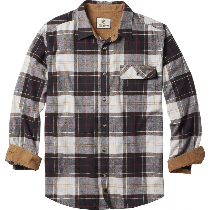 Legendary Whitetails Buck Camp Flannel - Men's Medium Plaid Shirt