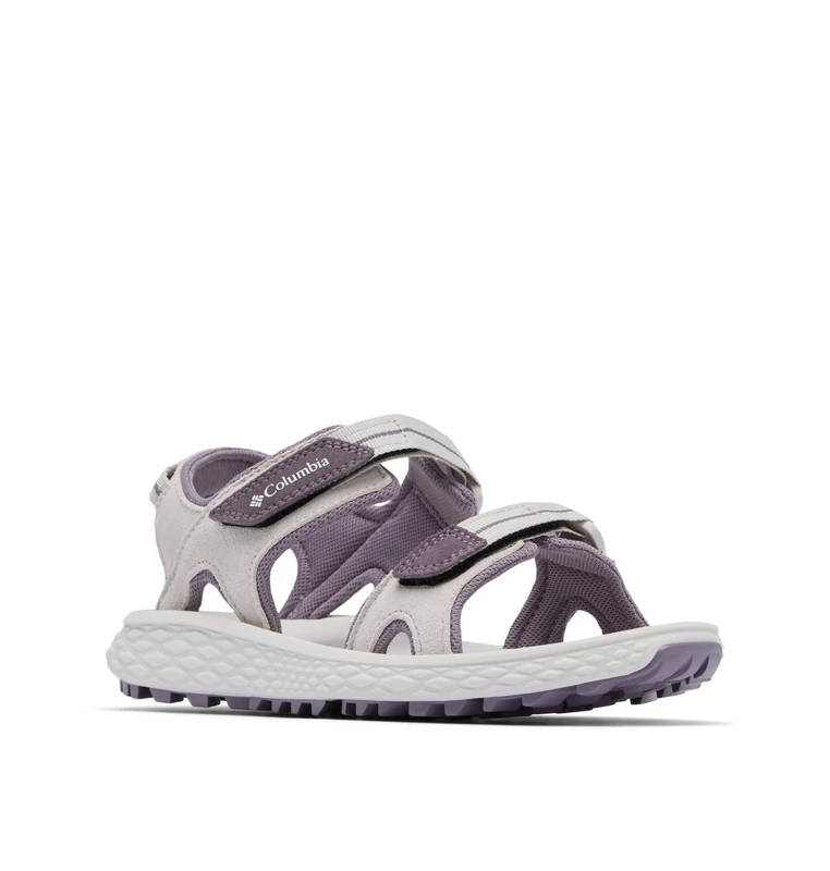 Columbia Women's Konos Hiker 2-Strap Sandal, Moonstone/Granite Purple, 8 UK