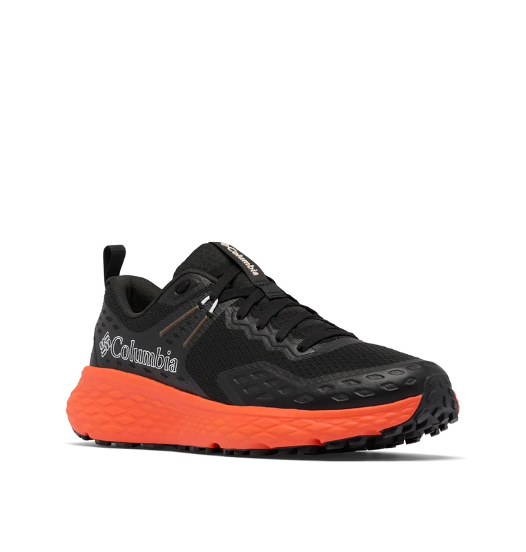 Columbia Men's Konos TRS, Low Rise Trekking and Hiking Shoes, Black/Red Quartz, 8.5 - Image 1
