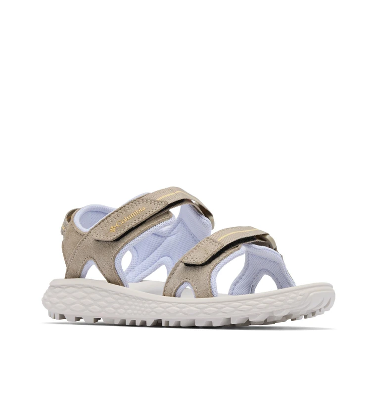 Columbia Women's Konos Hiker 2-Strap, Sports and Outdoor Sandals, Canvas Tan/Snowdrift, 8