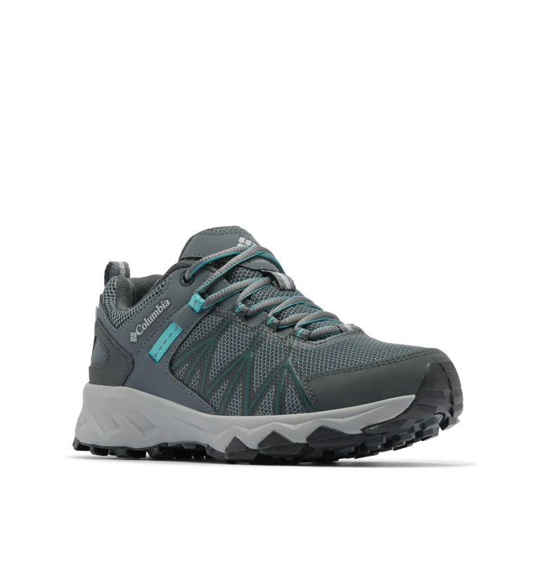Columbia Women's Peakfreak 2 Outdry, Low Rise Trekking and Hiking Shoes, Graphite/Teal, 3.5 Regular