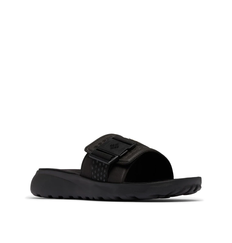 Columbia Men's Peakfreak Roam Slide, Sports and Outdoor Sandals, Black/Oxford Tan, 7