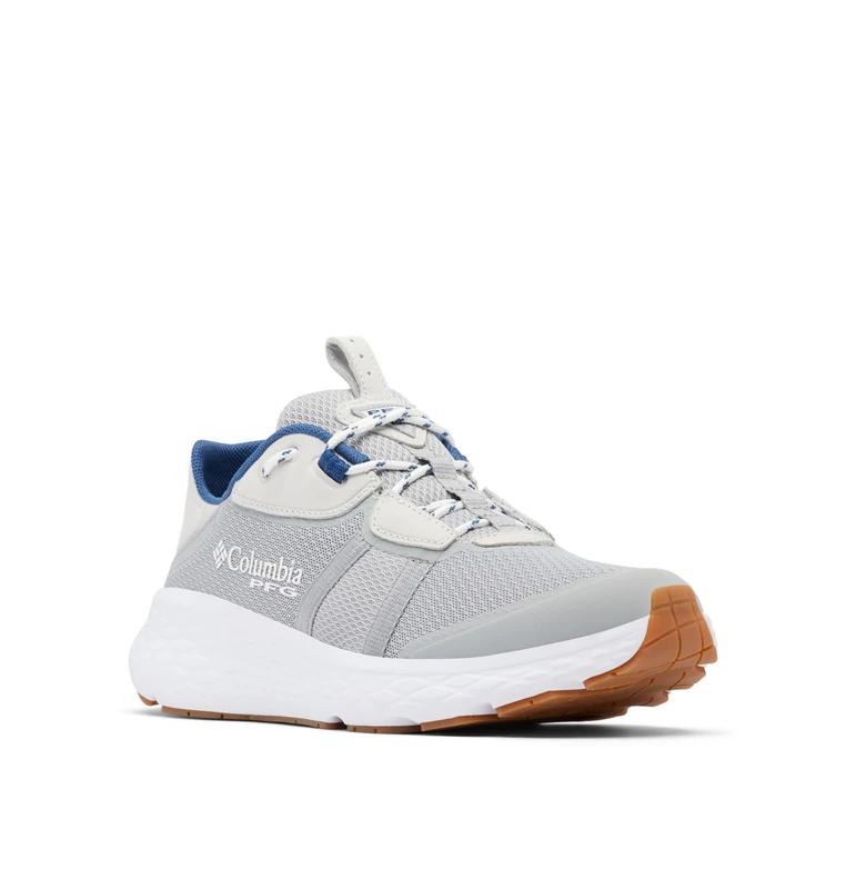 Columbia Men's Castback Tc PFG Water Shoe, Grey Ice/Carbon, 8 UK