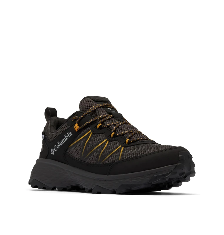 Columbia Men's Peakfreak Rush Outdry, Low Rise Trekking and Hiking Shoes, Black/Raw Honey, 9.5 Regular