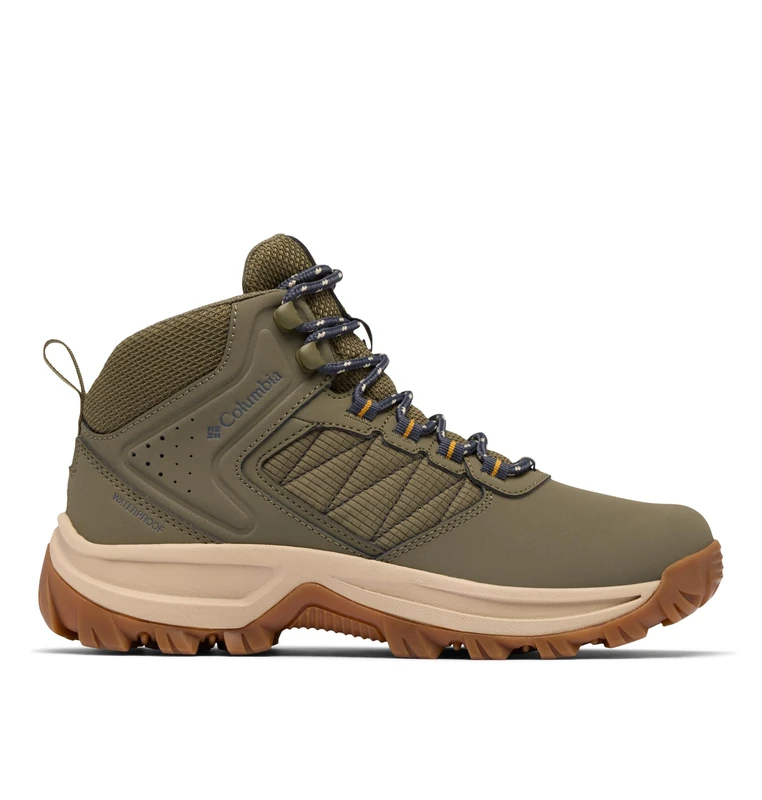 Columbia Women's Transverse Hike Waterproof Boot, Stone Green/Raw Honey, 6 UK
