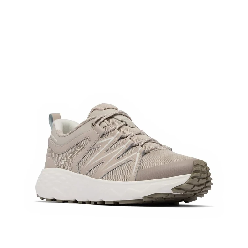 Columbia Women's Peakfreak Roam Waterproof, Waterproof Low Rise Trekking and Hiking Shoes, Soft Taupe/Sea Salt, 10