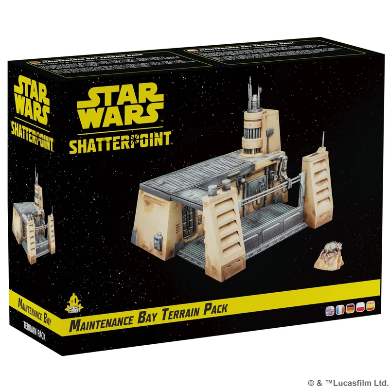 Asmodee Atomic Mass Games Jeu Star Wars - Shatterpoint : Set de Terrain Baie de Maintenance - Image 1