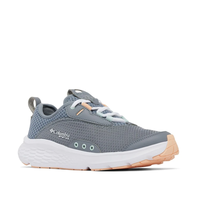 Columbia Women's Castback PFG Boat Shoe, Grey Ash/Peach Fizz, 4 UK - Image 1