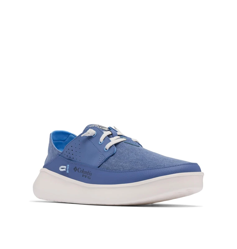 Columbia Men's Boatside Relaxed PFG Boat Shoes, Blue, 11 UK - Image 1