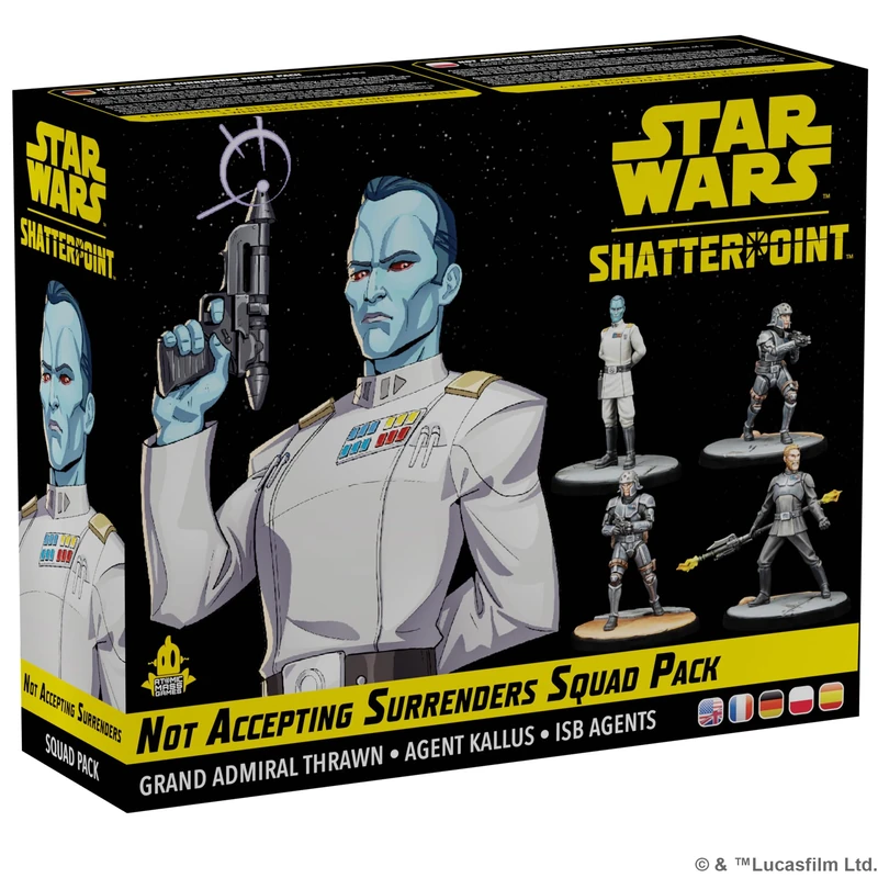 Asmodee | Star Wars Shatterpoint: Not Accepting Surrenders Squad Pack - Grand Admiral Thrawn | Miniatures Game | Ages 14+ | 2 Players | 90 Minutes Playing Time - Image 1
