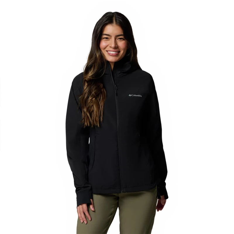 Columbia Women's Sweet As 3 Hooded Softshell, Softshell Jacket, Black, XS
