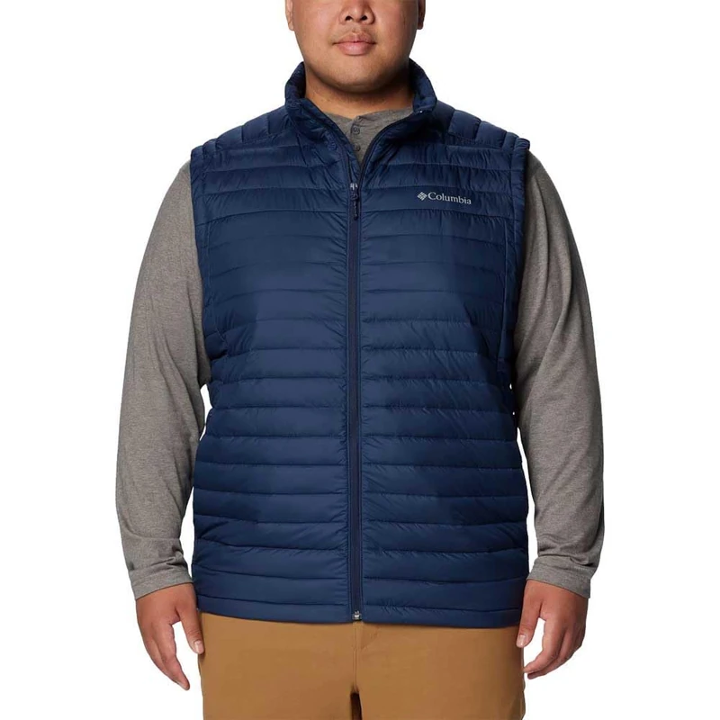 Columbia Men's Silver Falls 2 Vest, Puffer Vest Body Warmer, Collegiate Navy, S