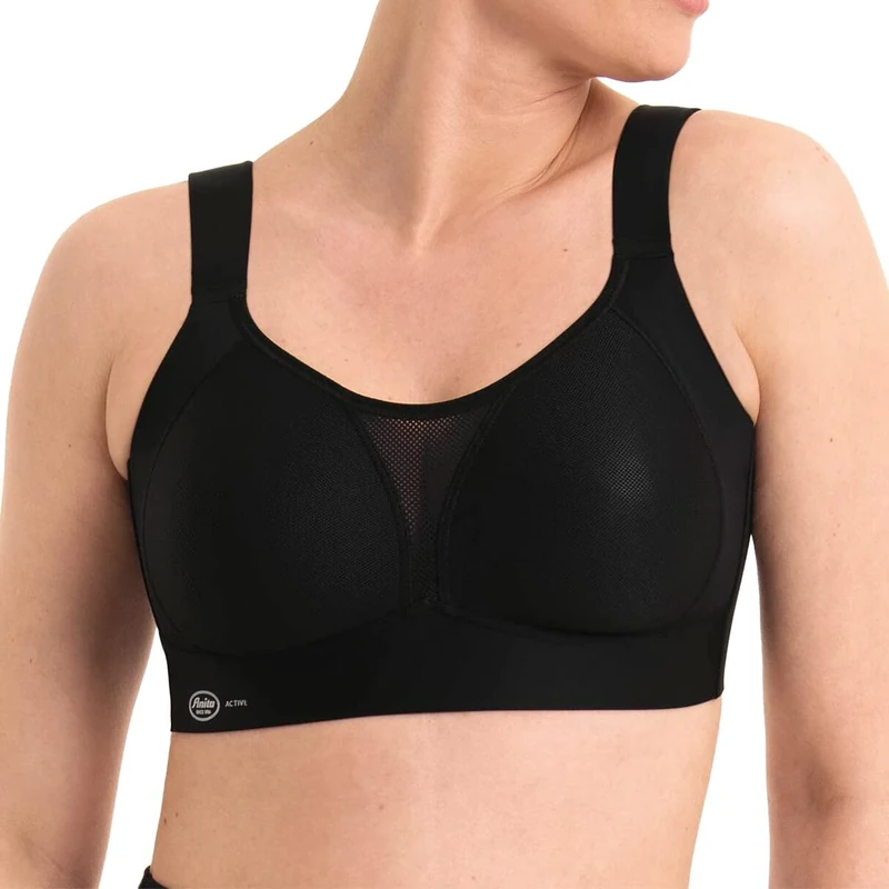 Anita Women's Sports Bra Smart Control 5530 Gr. 38f in Black