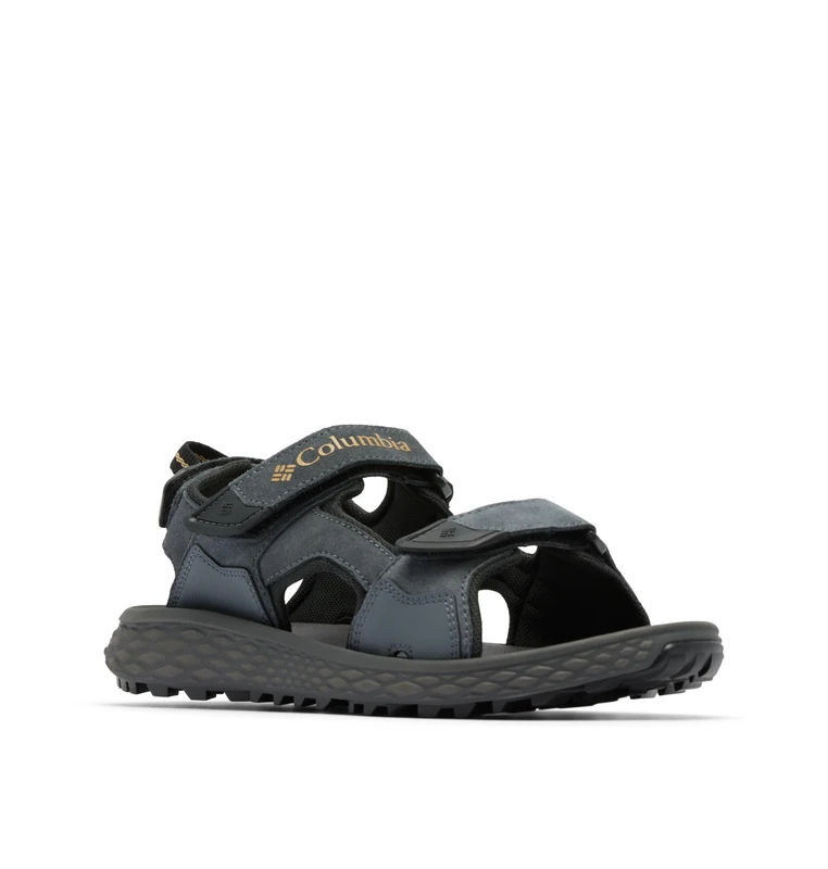Columbia Men's Konos Hiker 3-Strap, Sports and Outdoor Sandals, Graphite/Black, 8