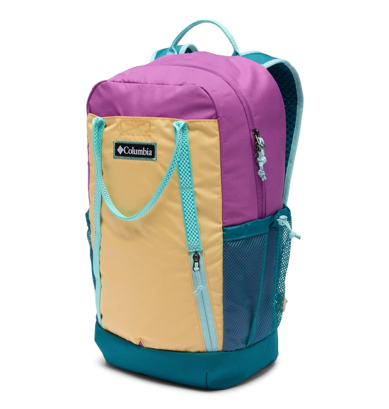 Columbia Echo Mountain 25L Unisex Adult Backpack, Razzle/River Blue/Sand Dune, One Size