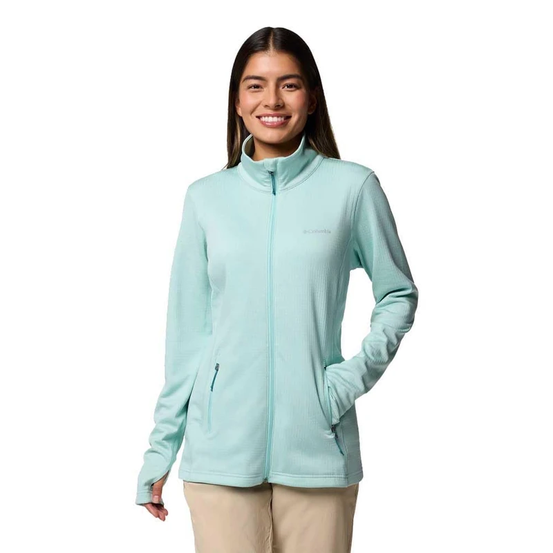 Columbia Women's Park View Full-Zip Grid Fleece Jacket
