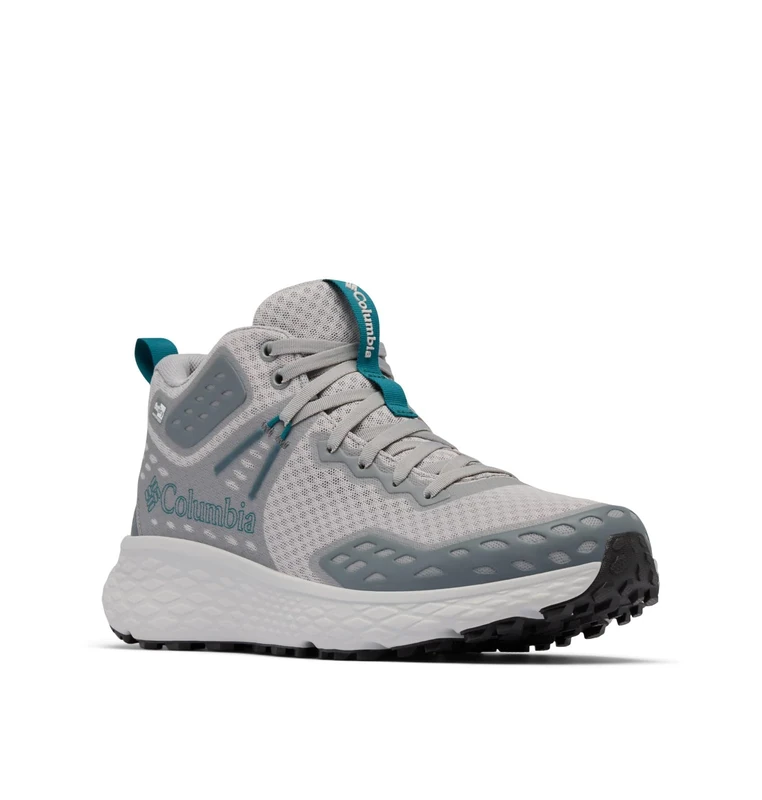 Columbia Men's Konos TRS Outdry Mid, Waterproof Mid Rise Trekking and Hiking Boots, Steam/River Blue, 12