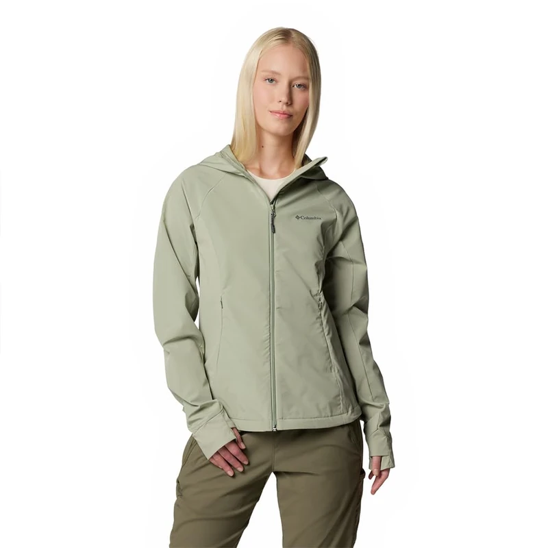 Columbia Women's Sweet As 3 Hooded Softshell, Softshell Jacket, Safari, XS