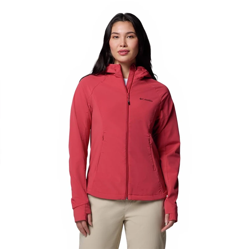 Columbia Women's Sweet As 3 Hooded Softshell, Softshell Jacket, Daredevil, XS