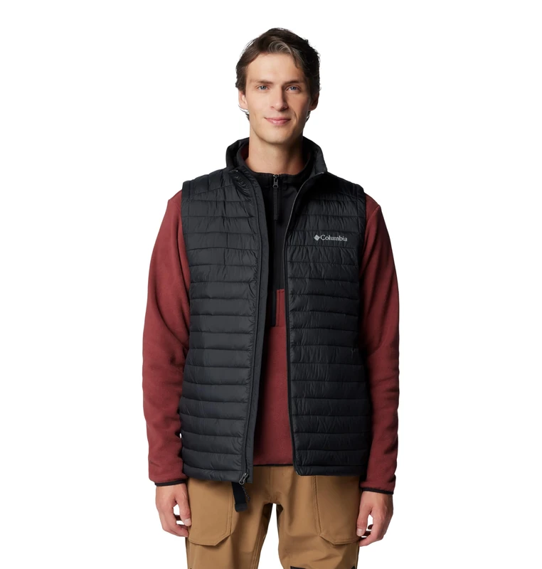Columbia Men's Silver Falls 2 Vest, Puffer Vest Body Warmer, Black, XXL