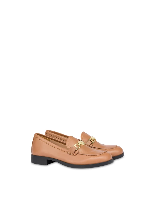 Love Moschino Women Ja10012g1mia0201 Loafers, Camel, 5 UK
