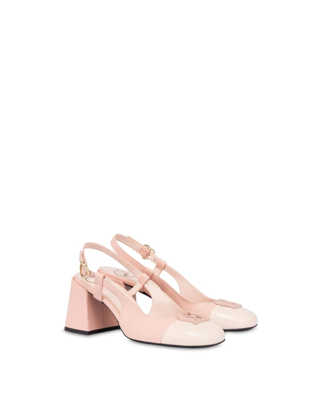 Love Moschino Women Ja10117g1mie360a Scarpad.TONDA70 Nappa+Naplak Powder, 6 UK