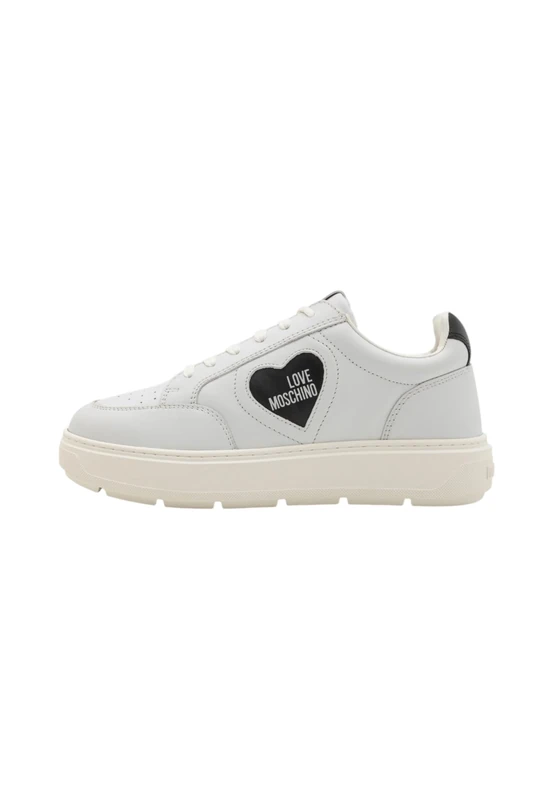 Love Moschino Women Ja15154g1mia110a Sneaker, White, 4 UK