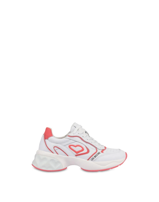 Love Moschino Women Ja15296g1mia110d Sneaker, White, 5 UK