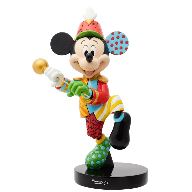 Enesco Disney BRITTO Band Leader Mickey Mouse Figurine, 10.125 Inch, Multicolor