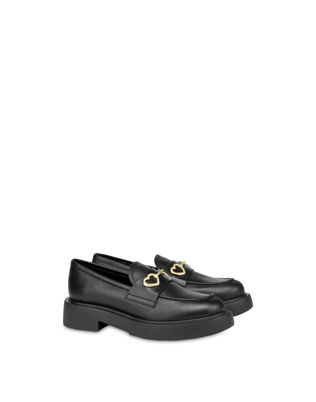 Love Moschino Women Ja10394g1mia0000 Loafers, Black, 5 UK