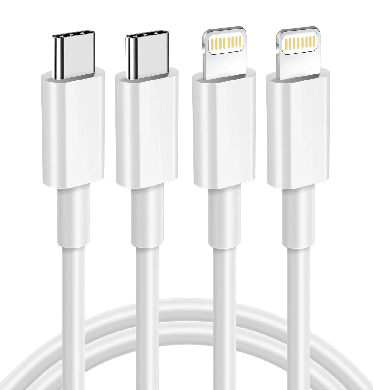 USB C to Lightning Cable 1M 2Pack iPhone Charger Cable [MFi Certified] iPhone Fast Charger Cable USB-C Power Delivery Charging Cord for iPhone 14 13 12 11 XS XR X Pro Max Mini 8 7 6S 6 Plus 5S SE