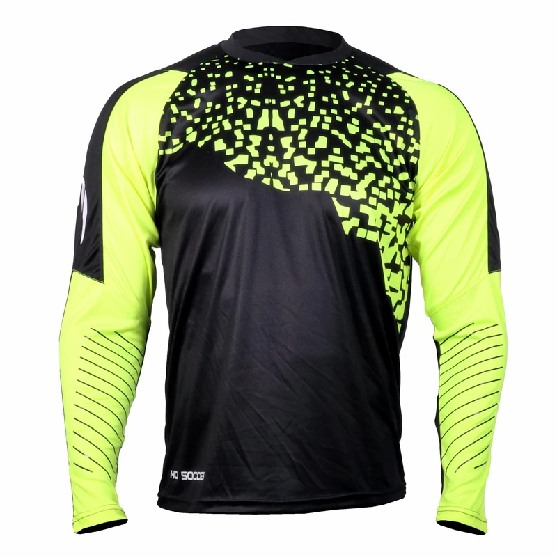HO Soccer KONTROL Black/Lime Goalkeeper Jersey, Unisex Adult, Black/Lime, S