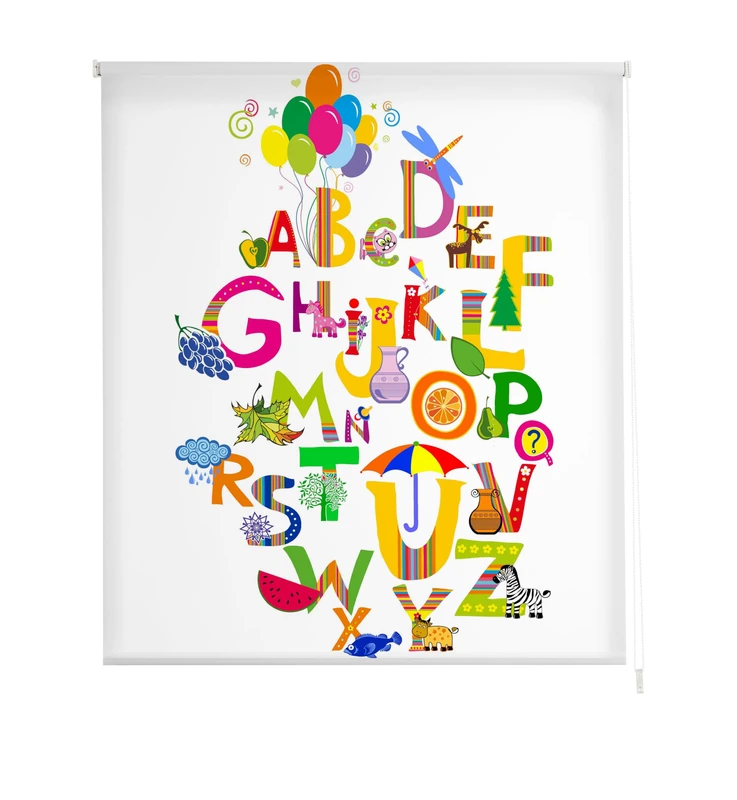 Estoralis | Kids | Roller Blind Modern Design | Translucent Digital Print | Model I-2037 | 150 x 255 cm (W/H) Fabric Size 147 x 250 cm | Blinds for Windows and Doors