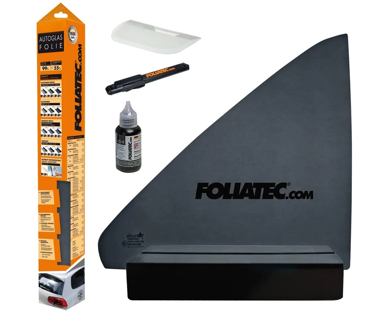 FOLIATEC Window Tint Film for Car Windows, Blacknight Dark, 51 x 400 cm / 76 x 152 cm, with ABG, 85% Blackout