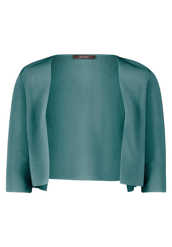 Vera Mont Women's Long Sleeve Knitted Bolero, Green, M