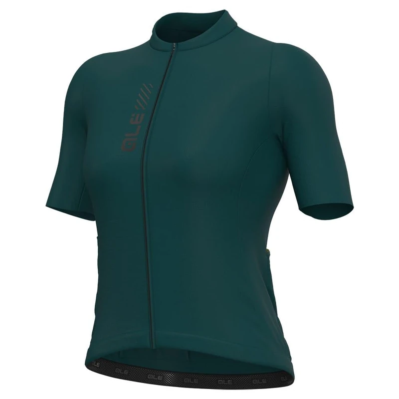 Alé Cycling Women's Pragma Colour Block Off Road Cycling Jersey, Leaf Green, M