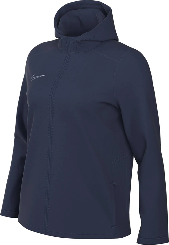 NIKE FZ9860-410 W NK SF ACD25 RAIN JKT Jacket Women's Midnight Navy/White Size L