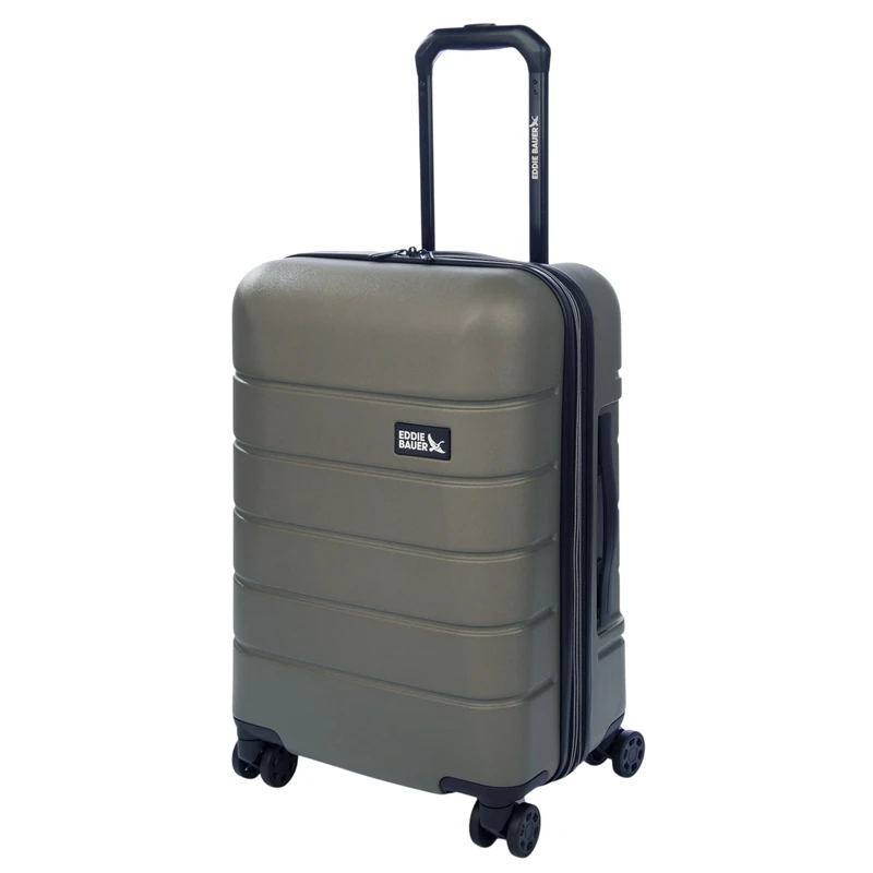 Eddie Bauer Glacier Carry-On 22" and Checked 30" Luggage | Hardside | Spinner Wheels | Expandable | Lightweight | Durable | Travel Essentials, Sprig, 30" (Check-in), Glacier Luggage | Hardside |