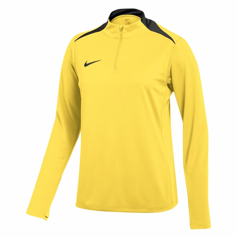 Nike FD7669-719 Dri-FIT Academy Pro 24 Drill Top K Sweatshirt Women's TOUR YELLOW/BLACK/BLACK Size XS
