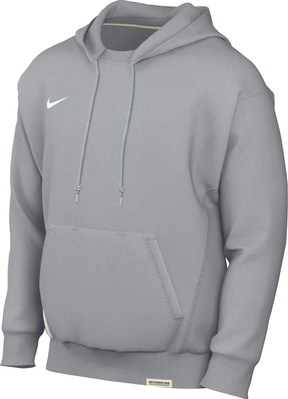 NIKE FD7734-012 M NK DF SI PO HOODIE Sweatshirt Men's WOLF GREY/WHITE Size M
