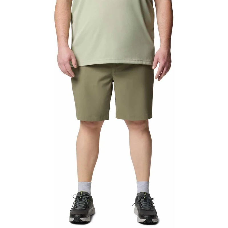 Columbia Men's Tech Trail Utility Short, Hiking Shorts, Stone Green, W34/L7